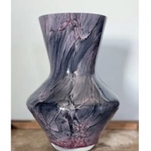 Amethyst Drift Glass Vase