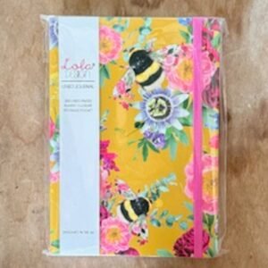 Bumble Bee Lined Journal 200 Lined pages, elastic closure Beautifully designed in the UK11.99