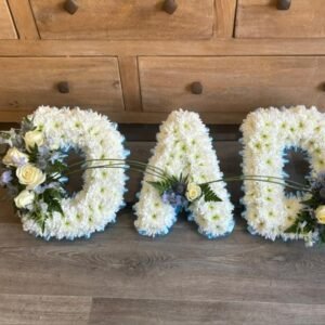 Floral Dad Letters