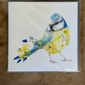 Blue Tit Greeting Card