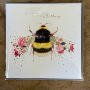 Happy Birthday Bee Greeting Card
