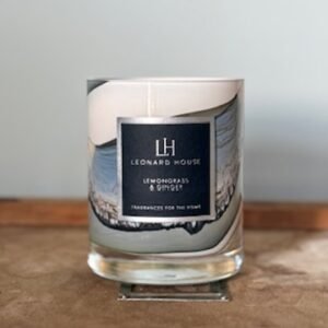 Small candle in Smoked MeadowsFragrance- Lemongrass & Ginger,  Burn time- 40 hours27.99